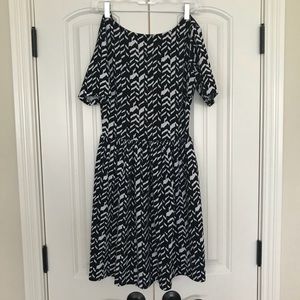 Black and white dress